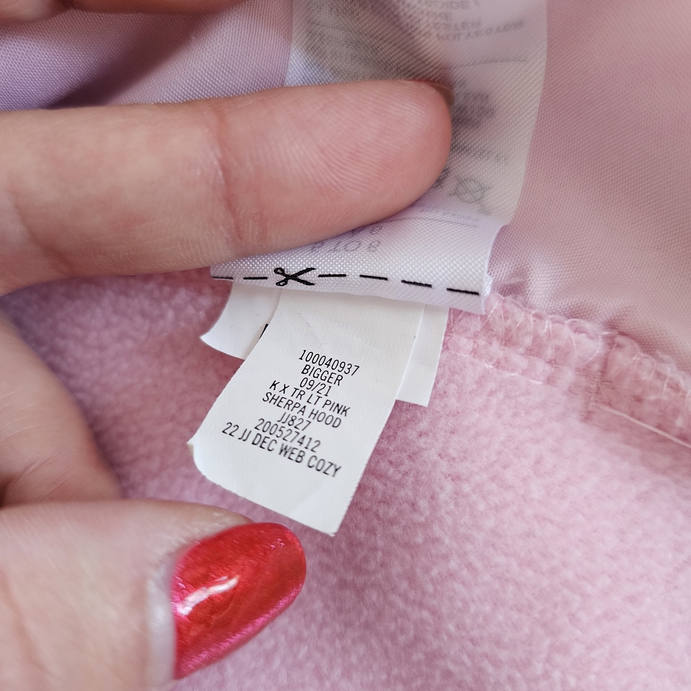 SOLD Janie and Jack Soft Pink Faux Fur Teddy Jacket - Picture 5 of 7